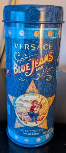 Empty tin versace - versace, jeans