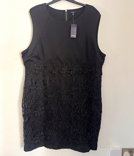 Samya black floral lace - samya, shift