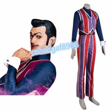 LazyTown Robbie Rotten Costume Cosplay Adult's Vest Pants Shirt Cosplay