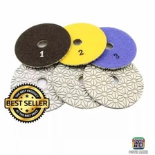 3 pieces 100mm Diamond Wet &