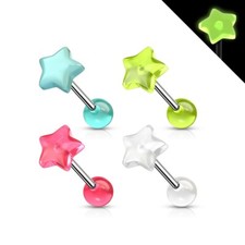 Tongue bar barbell - barbell, piercing
