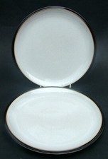Denby 2010 Black Pepper Breakfast Luncheon or Sm Size Dinner Plates 26cm in VGC