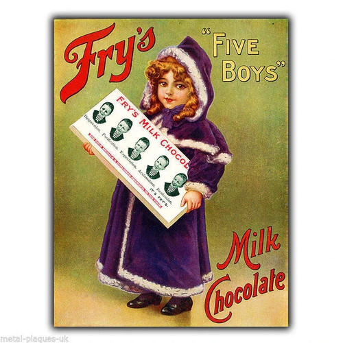 Fry chocolate wall plaque - fry's,