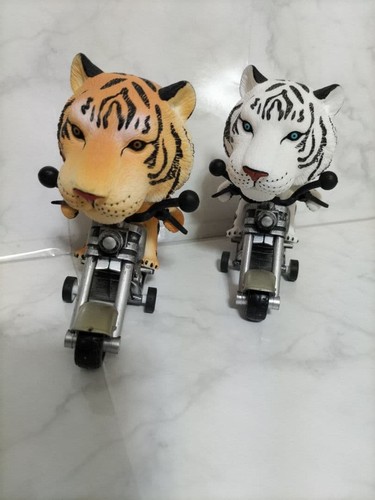 Animal rider tiger white - /,