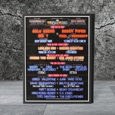 WWE Framed Double Sided Poster