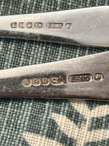 Antique silver plated spoons