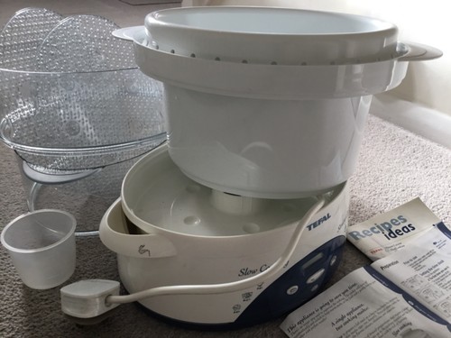 Tefal steam cuisine white - tefal, white/blue