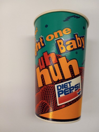 Vintage pepsi paper cup - vintage, big