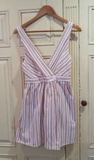 ZARA XS UK 8 ORANGE CREAM