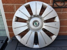 Single Skoda Fabia 14" Wheel Trim Genuine Original Hub Cap