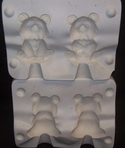 Ceramic mold molds sitting - molds, 2