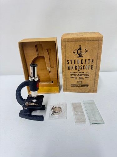 Vintage students microscope - students,