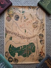 The Hobbit -1971 Pauline Baynes - There & Back Again - Bilbo's Journey - Tolkien