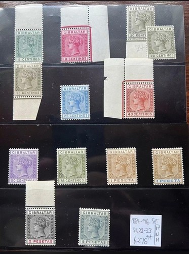 Gibraltar sg22 set mnh - qv,