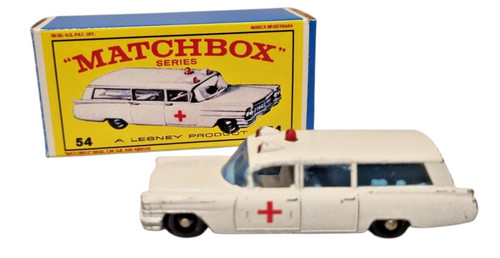 Cadillac ambulance matchbox - ambulance,