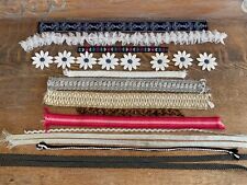 Vintage 60’s/70’s Bundle of Decorative Ribbon, Braiding, Trimming Remnants