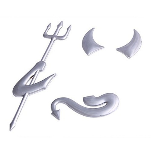 Funny devil demon fork - fork, logo