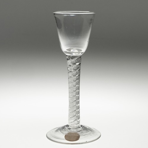 Georgian wine glass with - georgian,