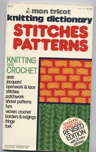 Mon tricot knitting dictionary - knitting,
