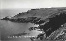 SUPERB  OLD R/P POSTCARD - BOLT HEAD FROM SHARPITOR - SALCOMBE - DEVON C.1950