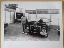 Vintage Black & White Car