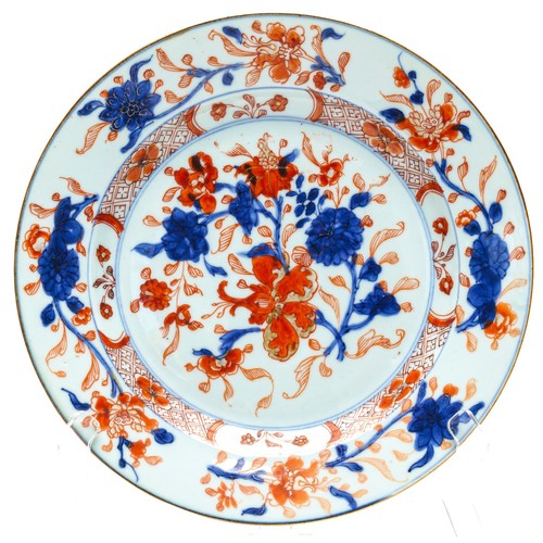 Chinese porcelain peony plate - porcelain,