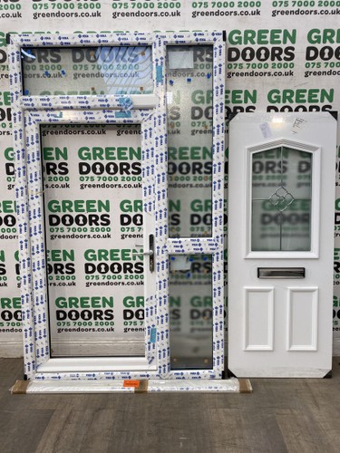 Short upvc front door - short,