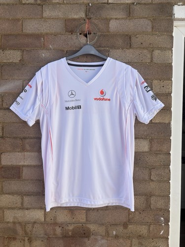 Mens white vodafone - xl,