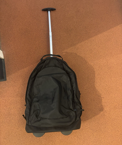 Black polyester wheeled - polyester,