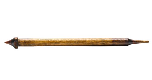 English turned wood spindle - turned,
