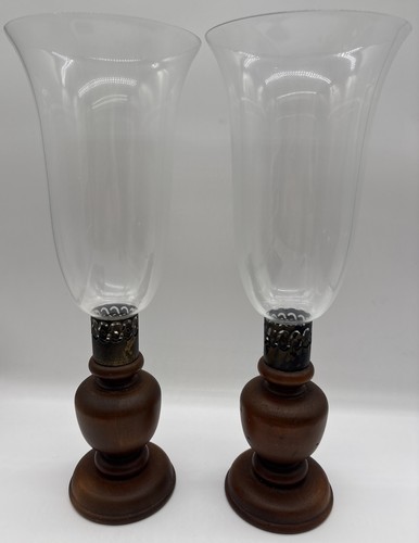 Antique candle hurricane lamps - antique,