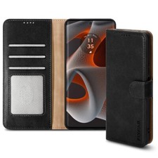 Case For Motorola Moto G35 G55 G75 G85 E14 RFID Leather Wallet Flip Phone Cover