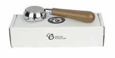 ISOMAC Bottomless Portafilter Espresso Walnut Handle - Triple Shot 21g Basket