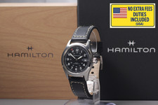 [Near  MINT]  Hamilton Khaki Field H704551 Black Dial 38mm Automatic Men's Watch