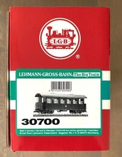 LGB G Gauge 30700 DB 2nd Class Passenger Car, Green Livery Preowned  Boxed