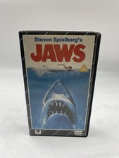 Jaws (VHS Cassette 1975 PG) CIC Video Version PAL Stripe