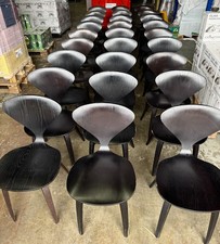 27 x  Black/Brown Wood Living/Dining Room Retro Cherner Inspired Chairs