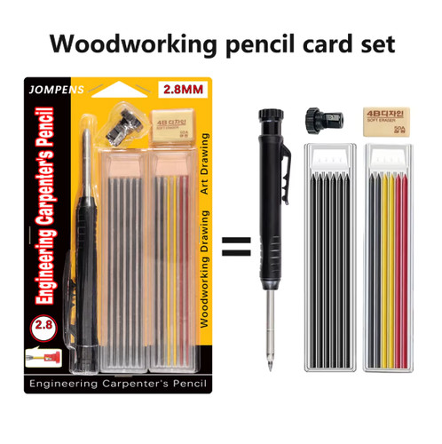 Solid carpenter pencil set - solid,