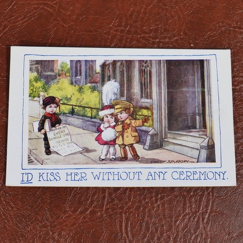 Postcard comic fred spurgin - postcard,,