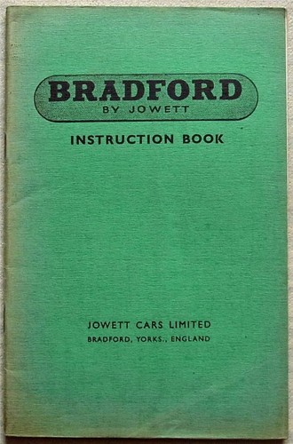Jowett bradford type - jowett,