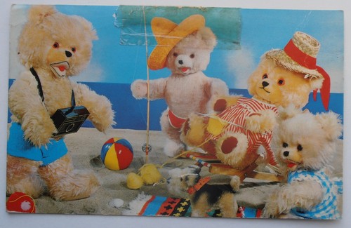 Bamforth teddy bear postcard - teddy,
