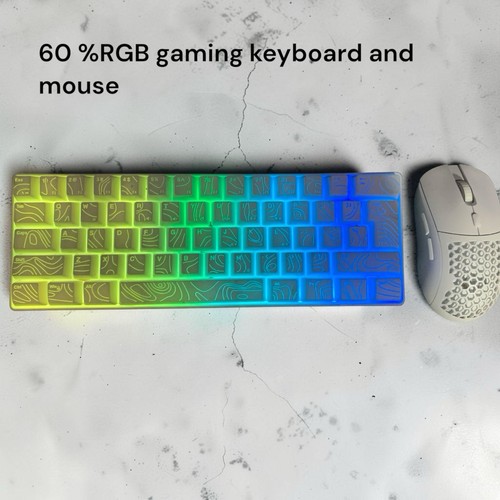 Rgb gaming keyboard - 60%, &