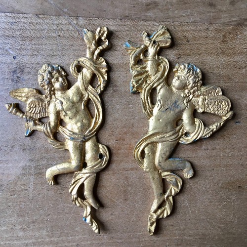 Brass gilt furniture ormolu - gilt,