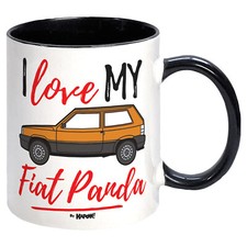 Fiat Panda Mug I Love My Car Classic Retro Novelty Xmas Gift Idea car lovers