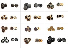 MIXED BUTTONS ROUND SQUARE