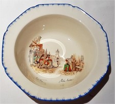 Parrot & Co Coronet Ware Dessert Serving Bowl c1921-59 Sweet Nell of Old Drury