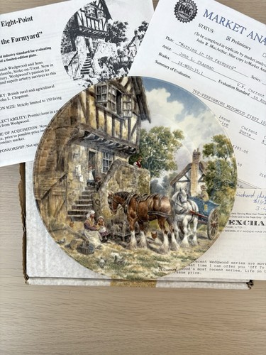 Wedgwood plate morning the - plate,