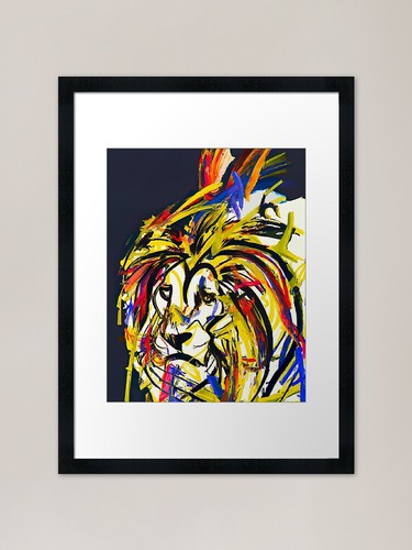 Lion painting - painting,