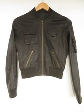 Guess Collection - Leather Bomber Jacket - Multiple zip - XS
