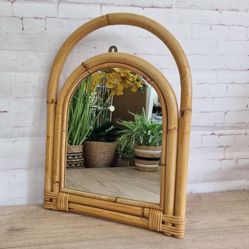 Vintage arched bamboo - vintage, wall